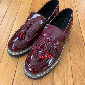 🐝 Patent Platform Tassel Loafers